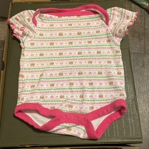 7 for 12 baby girl 0-3M onesies